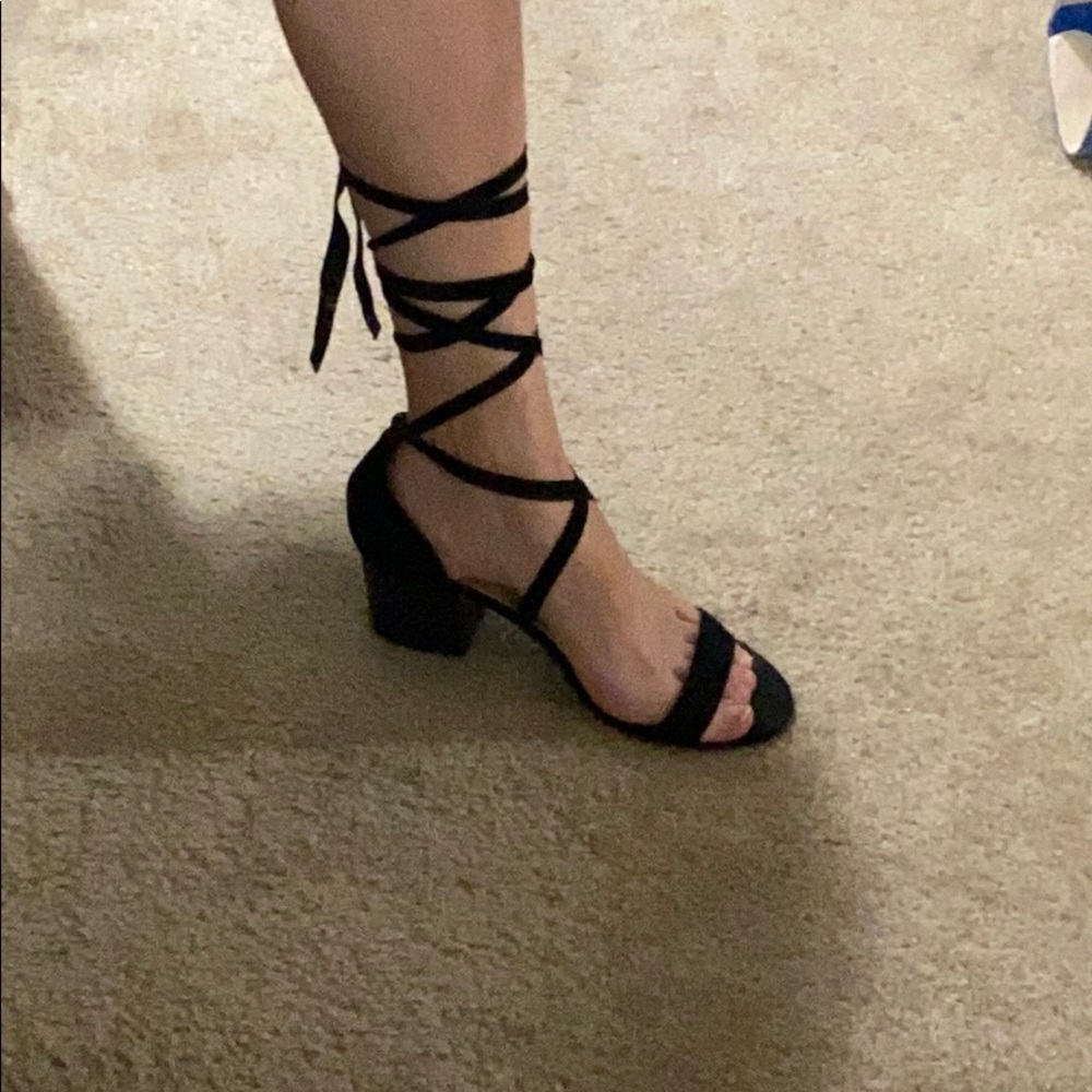 Lace up heels